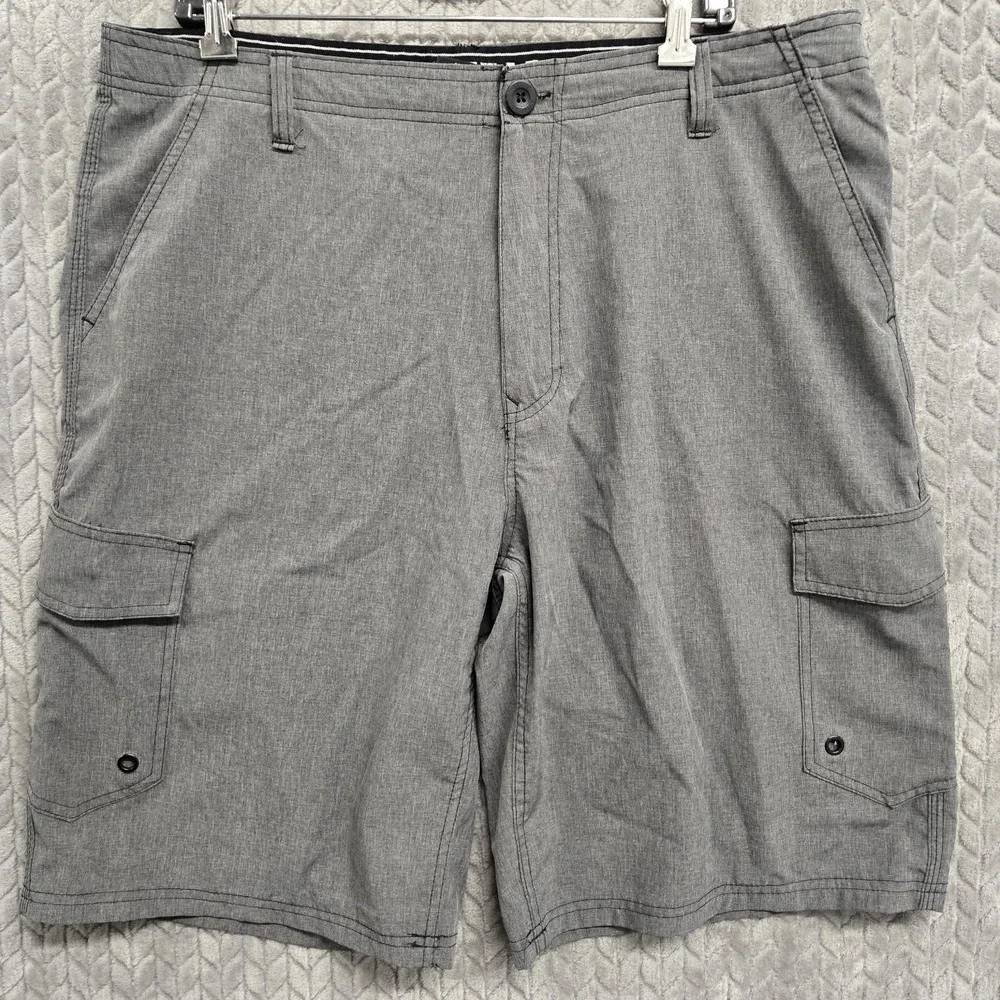 No Fear Mens Cargo Shorts Size 38 Gray Active Casual Comfort Zone 11